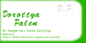 dorottya palen business card